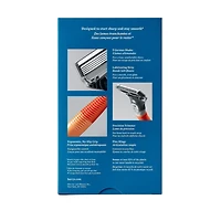 Harry’s Men’s Razor Value Pack with 5 Razor Blade Refills, Ember, 1 handle, 5 Blade Refills