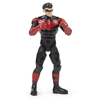 BATMAN, Figurine articulée NIGHTWING de 10 cm avec 3 accessoires mystère