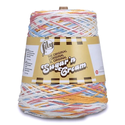 Fil de coton peigné Lily Sugar N Cream® Cones™ n° 4 (moyen), 400 g