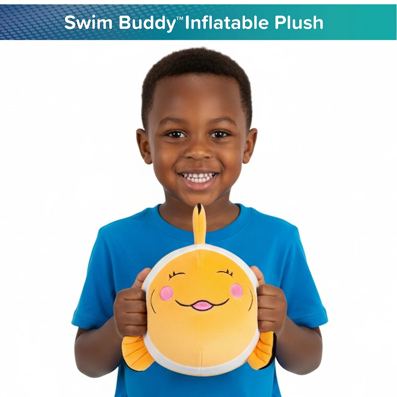 Aqua Leisure SwimBuddy™ Bouée gonflable en peluche - Chloe Clownfish