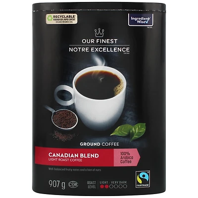 Café moulu Mélange canadien Notre Excellence
