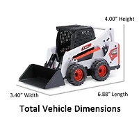 Ensemble de jeu Chargeur Bobcat roue libre Adventure Force avec figurine articulée et accessoires (5 pièces)