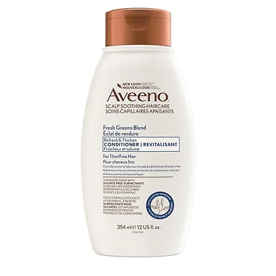AVEENO Fresh Greens Blend Conditioner for Refresh & Thicken, 354 mL