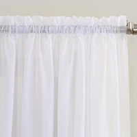 SUN TEXTILE CRUSHED ROD POCKET CURTAIN