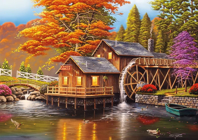 Buffalo Games Large Piece Adam's Mill 300 Piece Jigsaw Puzzle