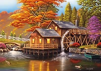 Buffalo Games Large Piece Adam's Mill 300 Piece Jigsaw Puzzle