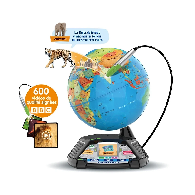 LeapFrog Globe vidéo interactif - Version française, 5+ ans