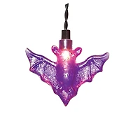 Way to Celebrate - Lumières d'Halloween en glaçons de chauve-souris pourpres, 35 pièces