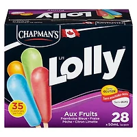 Chapman's Low Calorie Fruity Li'l Lolly in a Box 28 x 50 ml