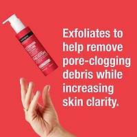 Nettoyant quotidien Neutrogena Pro-texture. Traitement antiacné. Acide salicylique, acides glycolique + polyhydroxylé. Sans parfum 186 ml