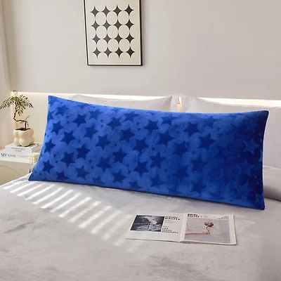 MSK Starlight Embossed Butterfly Plush Body Pillow, 19" x 48", MSK Pink Butterfly Plush Body Pillow