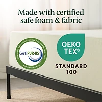 Matelas en mousse mémoire au gel rafraîchissant Zinus Gel Airflow, grand, 10 po, soutien moyen, soulagement de la pression, mousse certifiée CertiPUR-US