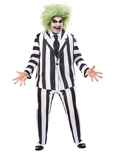 Costume Deluxe Beetlejuice Beetlejuice pour Adultes par Rubies, pour Hommes