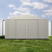 Arrow Elite 14 x 14 x 8 ft Cool Grey Steel Storage Shed
