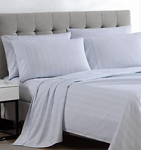 SOCIAL STANDARD by sanctuary 6 Piece Sheet Set, Recycled Microfiber, Wrinkle Resistant, Eco Friendly and Easy Care, Available Sizes: D,Q and K