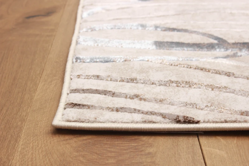 ECARPET Leah Tapis Contemporain / Moderne pour Salon, Chambre, Salle A Manger, Entrée, Couloir et Plus Encore.