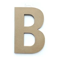 Lerman decor's wood letter B, Wood letter B