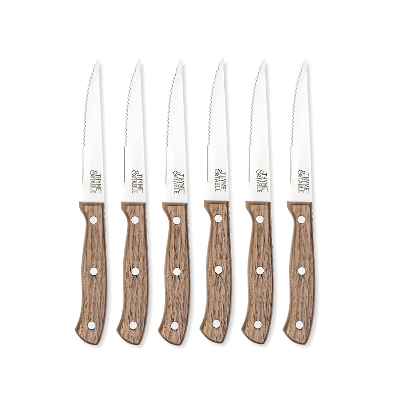 Thyme & Table 6pc Steak Knives THYME&TABLE TT STEAK 6PC