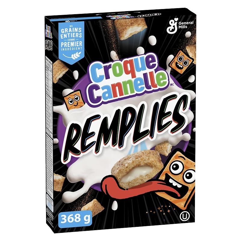 Croque Cannelle Remplies Céréales à Base de Grains Entiers