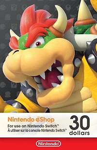 $30 Nintendo eShop Gift Card [Digital Code]