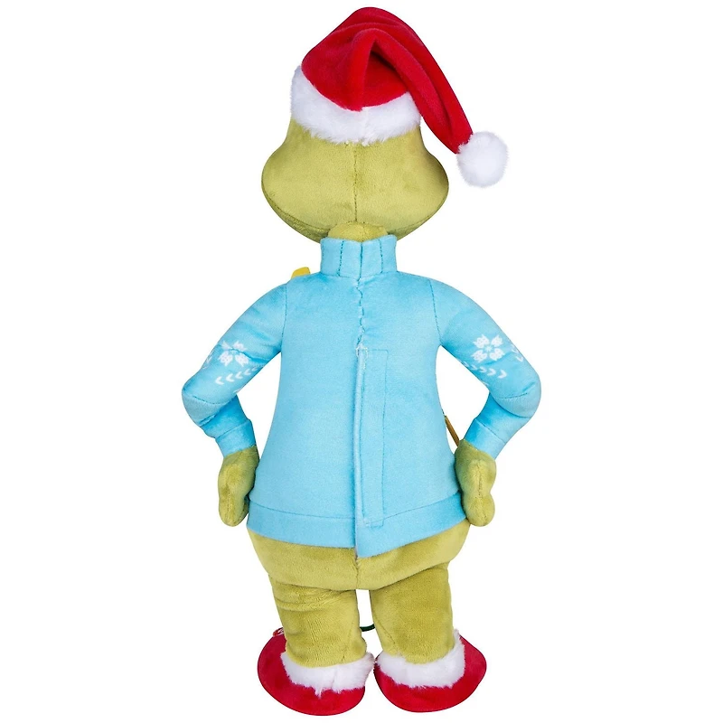 Small Side Stepper-Grinch in Blue Sweater Tangled in Lights-Dr. Seuss