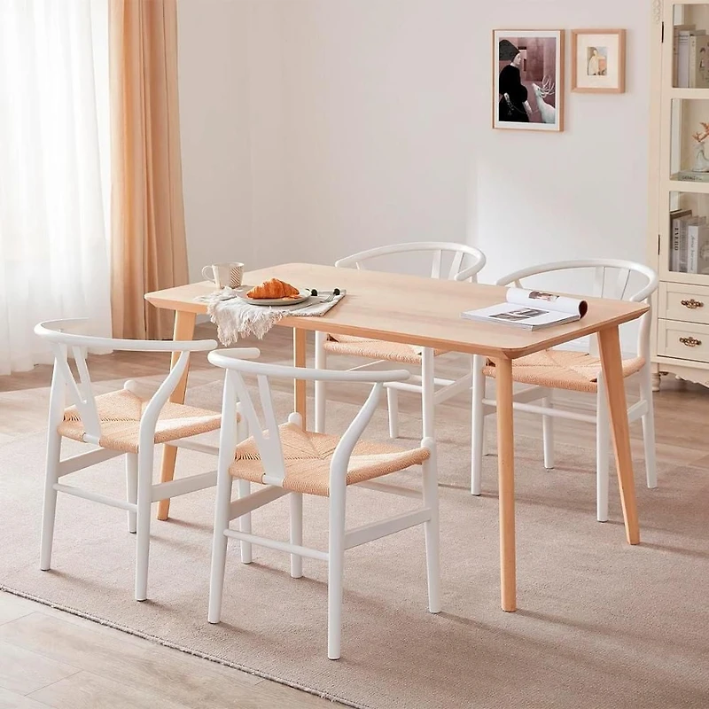 Chaise de salle à manger en bois de la collection Heavenly, lot de 4