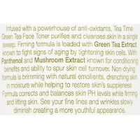 Earth to Skin Tea Time Green Tea Toner Tonifiant