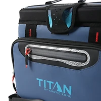 Titan by Arctic Zone 24 Can/13 L Zipperless Soft Cooler  - Ocean Trench