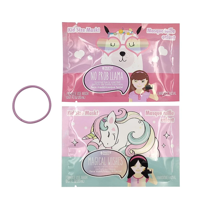 Llama 2pk Scented Face Masks