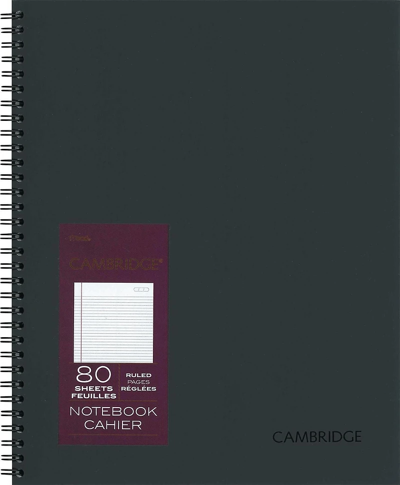 Cambridge Limited 9 x 6 Business Notebook, 9 x 6 Refillable Notebook