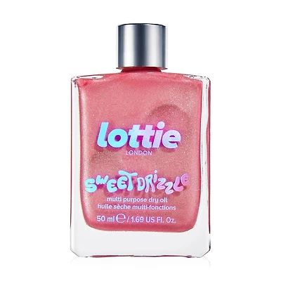 Lottie London - Sweet Drizzle - Pink Shimmer Illuminating Body Oil - 1.69 Fl oz