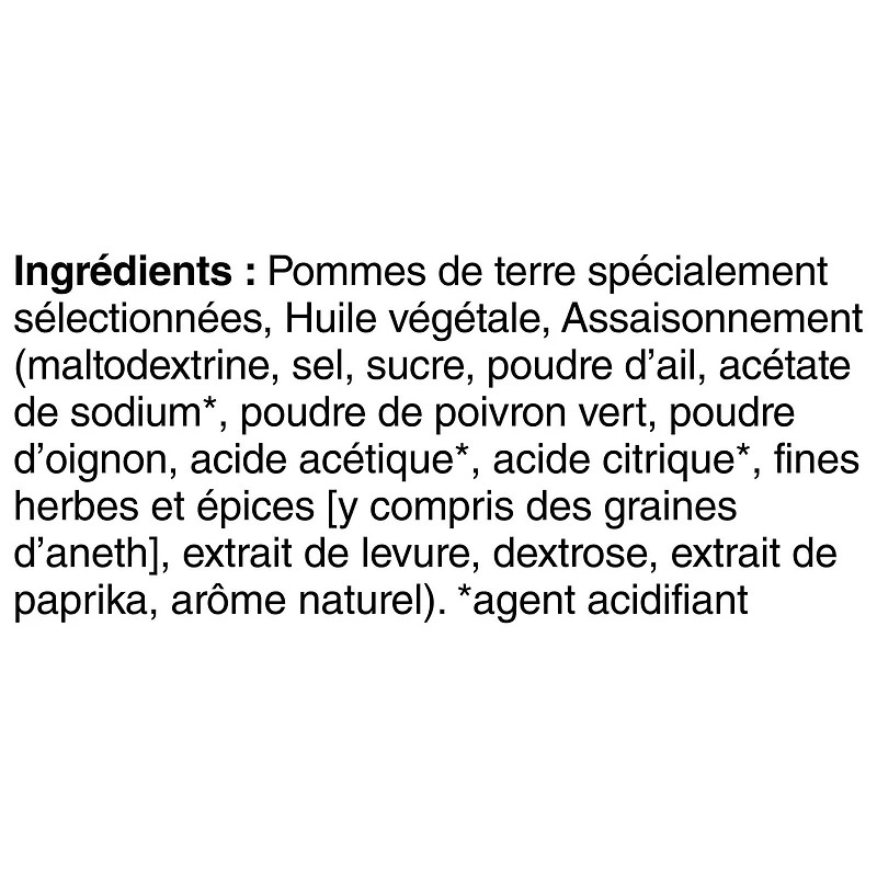 Croustilles cuites à la marmite Miss Vickie’s Saveur Cornichons à l’aneth épicés 200 g