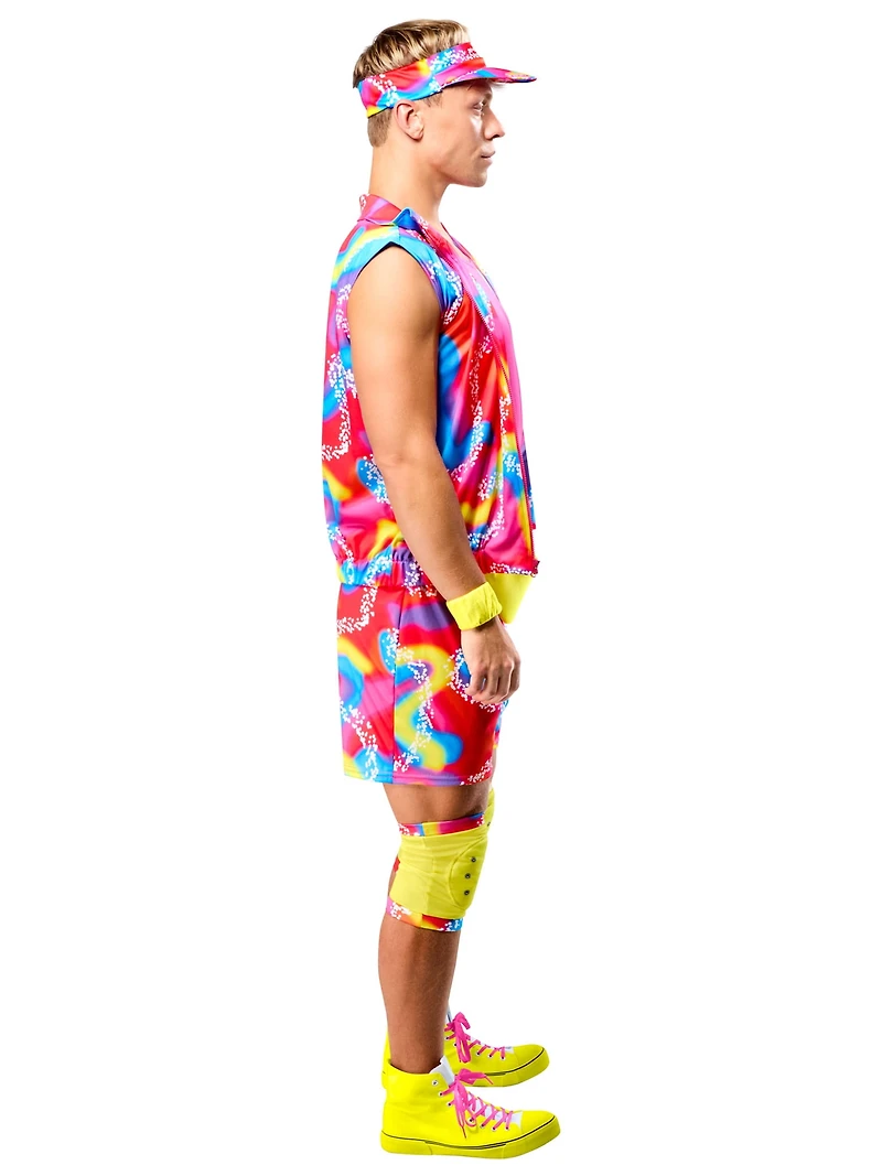 Costume Ken en Patins à Roulettes Néon du Film Barbie pour Adultes par Rubies, pour Hommes