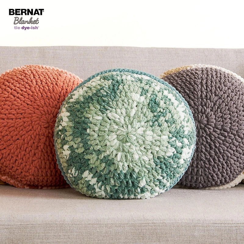 Bernat® Blanket Tie Dye-ish™ Yarn (2 Pack), Polyester #6 Super Bulky, 10.5oz/300g, 220 Yards Value 2-Pack Blanket Yarn