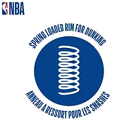 NBA 18" Elite Over-the-Door Basketball Hoop Set, Ball and Pump included