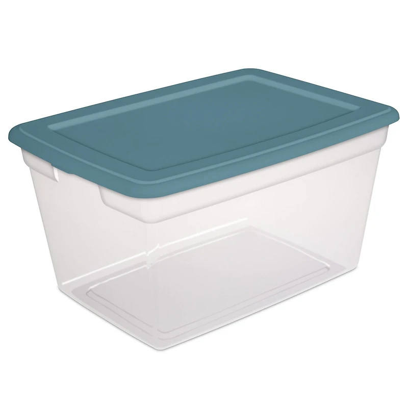 Sterilite Boîte de Rangement 55L - Eau FraÎche