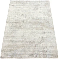 ECARPETGALLERY 5'0" x 7'7" Stripes Galleria Hand-knotted Area Rug for Living Room, Dining Room and Bedroom in Grey