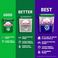Capsules pour lave-vaisselle Cascade Platinum, détergent pour lave-vaisselle, savon détergent pour vaisselle, parfum Frais 13CT