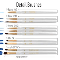 Plaid 10 Piece Detail Brush Set, 10 piece detail paint brush set