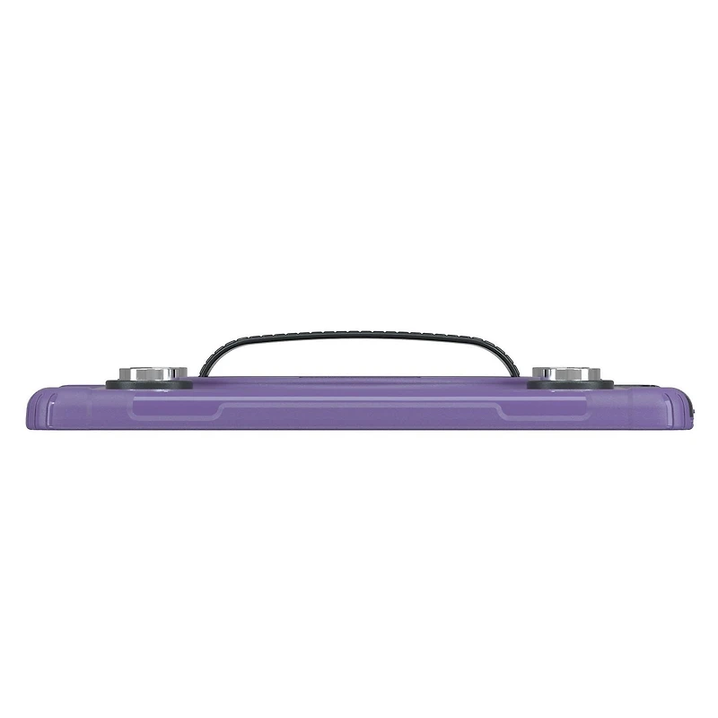 CTA Digital Magnetic Splash-Proof Case with Metal Mounting Plates for iPad 7th and 8th Gen 10.2-in, iPad Air 3 and iPad Pro 10.5-in - Purple