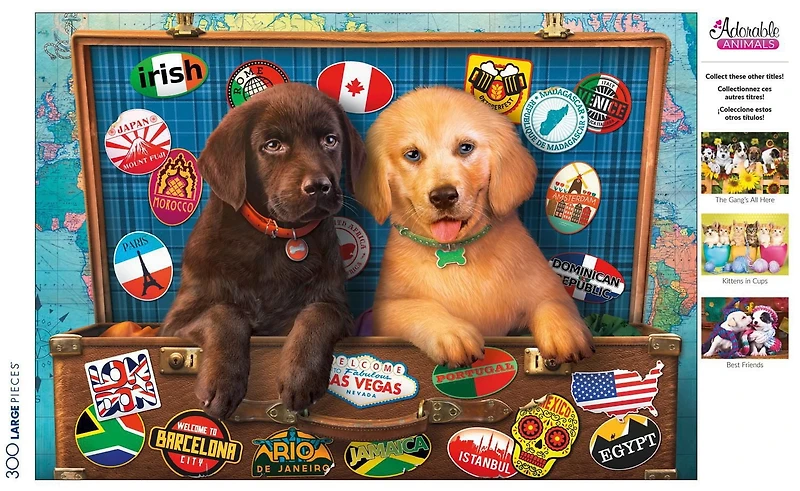 Buffalo Games Adorable Animals: Stowaways 300 Large Piece Jigsaw Puzzle