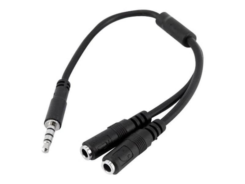 Headset Splitter 4 Pin to 2x 3 Position