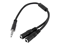 Headset Splitter 4 Pin to 2x 3 Position