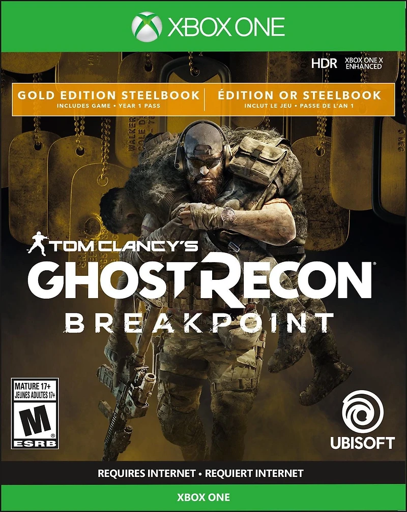 Jeu vidéo Tom Clancy's Ghost Recon Breakpoint Gold Steelbook Edition pour (Xbox One)