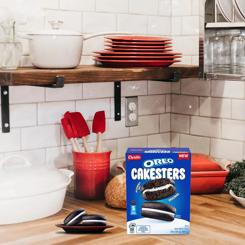 OREO Moelleux Petits gâteaux tendres, (5 sachets-collations, 57 g) L'Original