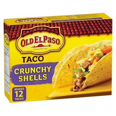 Coquilles croustillantes à Tacos Sans gluten d' Old El Paso 125g