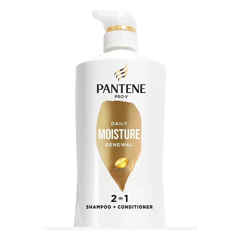 Pantene Daily Moisture Renewal 2-in-1 Shampoo & Conditioner, 820ML
