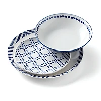 Oneida 365 Harbour White & Indigo All Purpose Bowl