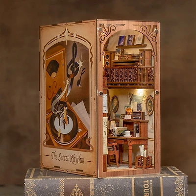 Tradeopia 3D Wooden Puzzle The Secret Rhythm DIY Book Nook Kit