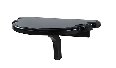 Wall-Mounted Pub Table with Pool Cue Rests